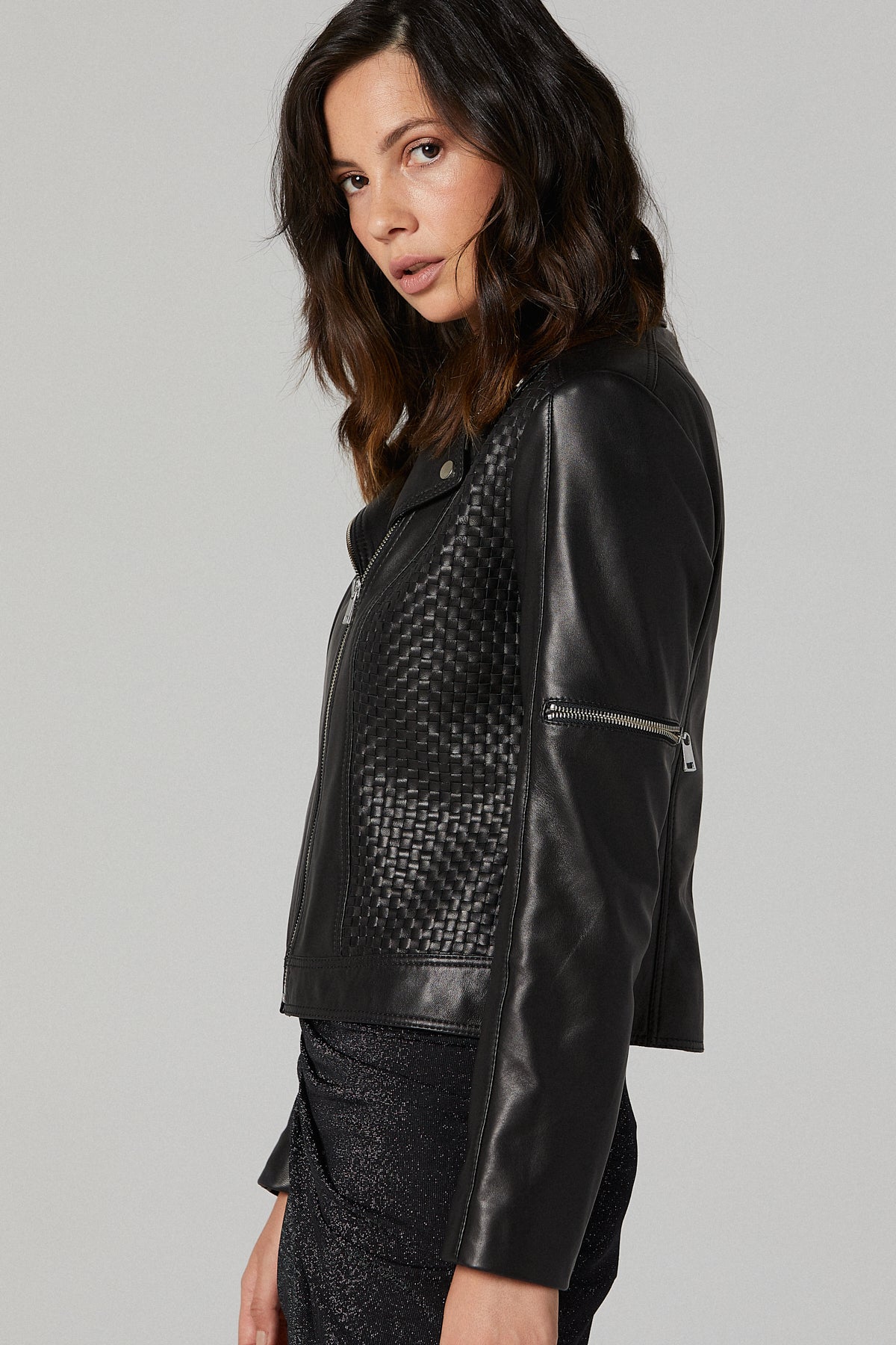 Colette Women's Leather Jacket 20WGD5876B5 | Derimod