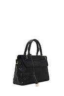 Women's Black Long Strapped Patterned Shoulder Bag | Derimod