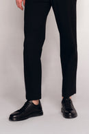 Male Black Lace-Up Leather Sneaker | Derimod