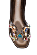 Women's Stone Detailed Casual Slippers | Derimod