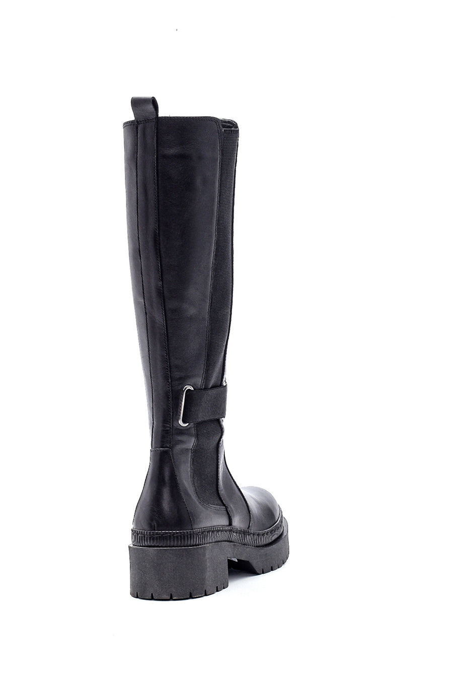 Women's Leather Zippered Boots