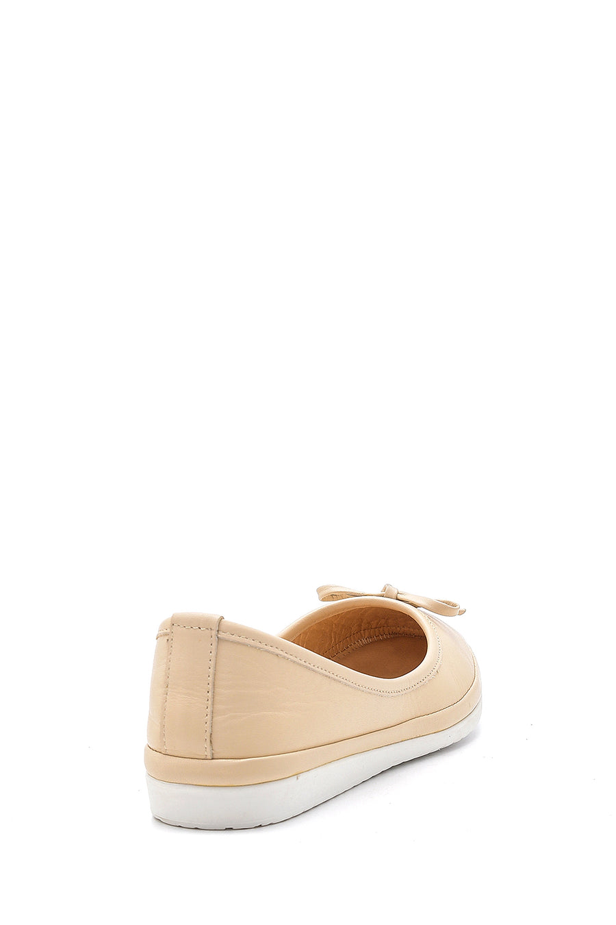 Women's Bow Leather Ballerinas