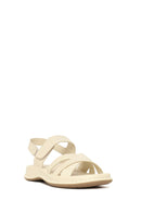 Woman Cream Strap Thick-Soled Comfort Sandal | Derimod