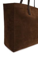 Woman Brown Suede Shoulder Bag | Derimod