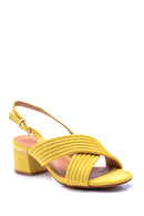 Women's Suede Heeled Shoes | Derimod