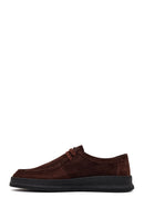 Men's Brown Lace-Up Suede Leather Casual Shoes | Derimod