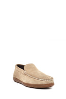 Erkek Vizon Süet Deri Casual Loafer | Derimod