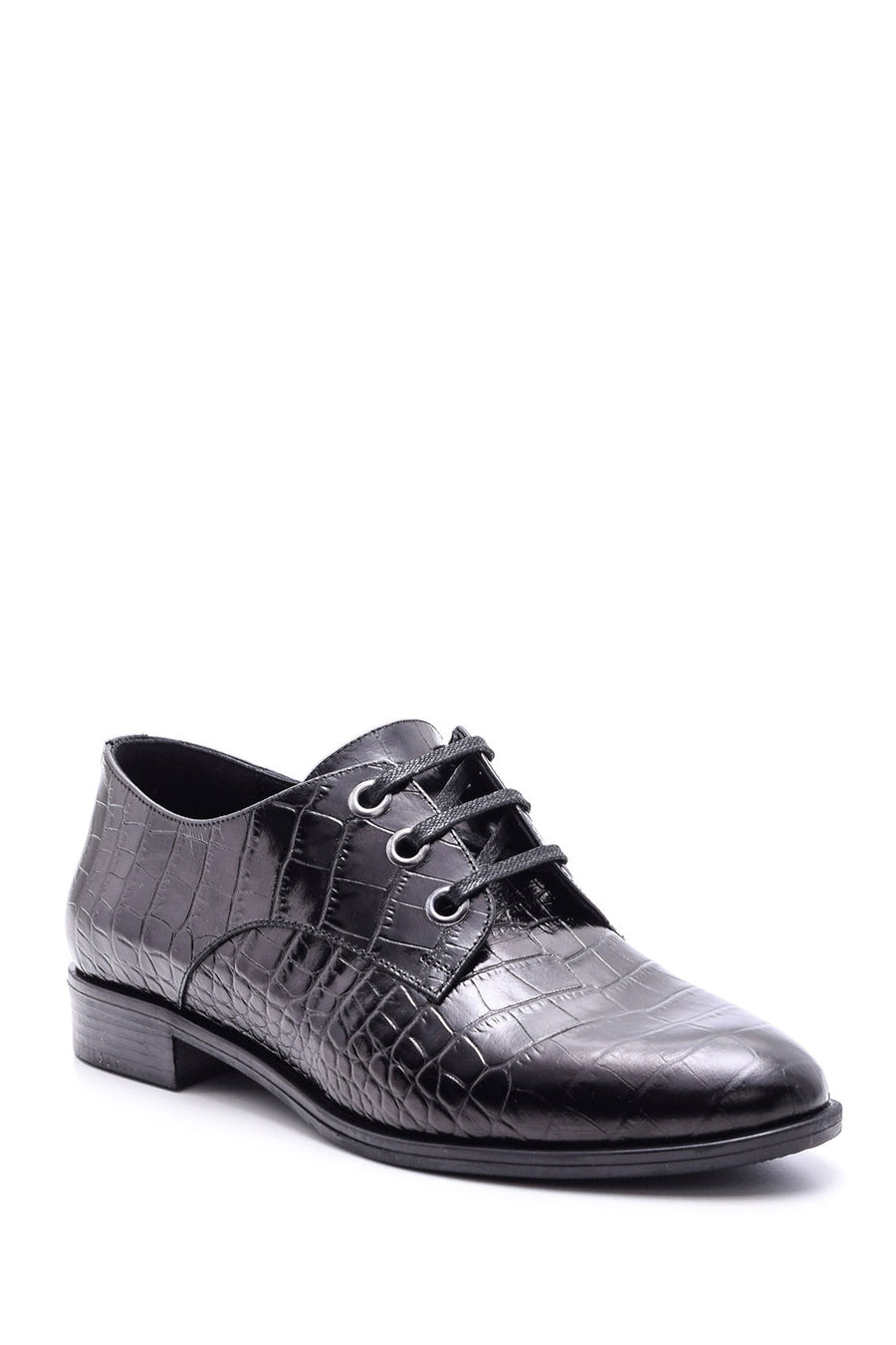 Women's Crocodile Patterned Shoes 19WFD1376E3 | Derimod