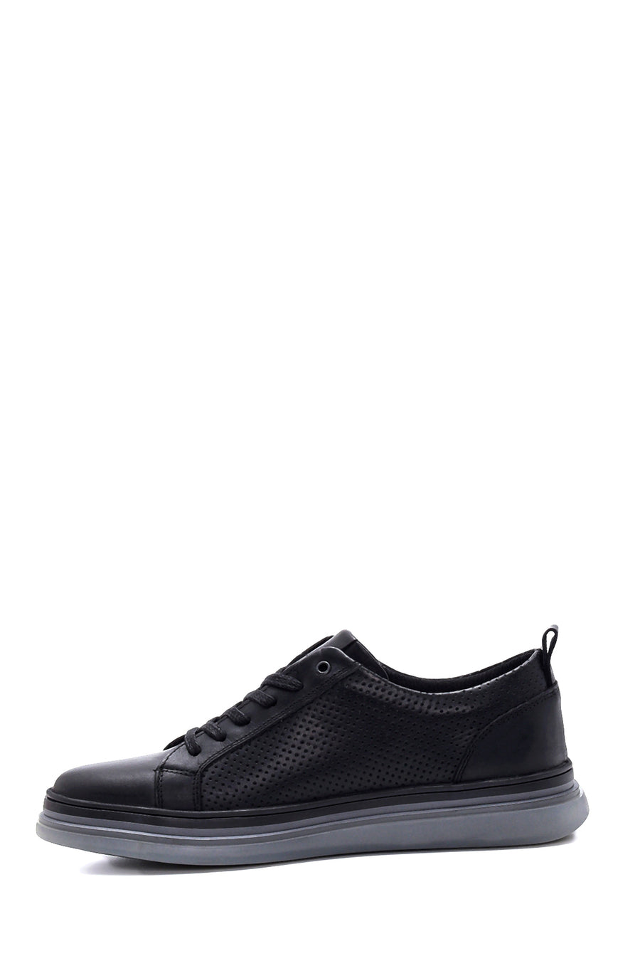 Erkek Deri Delikli Sneaker