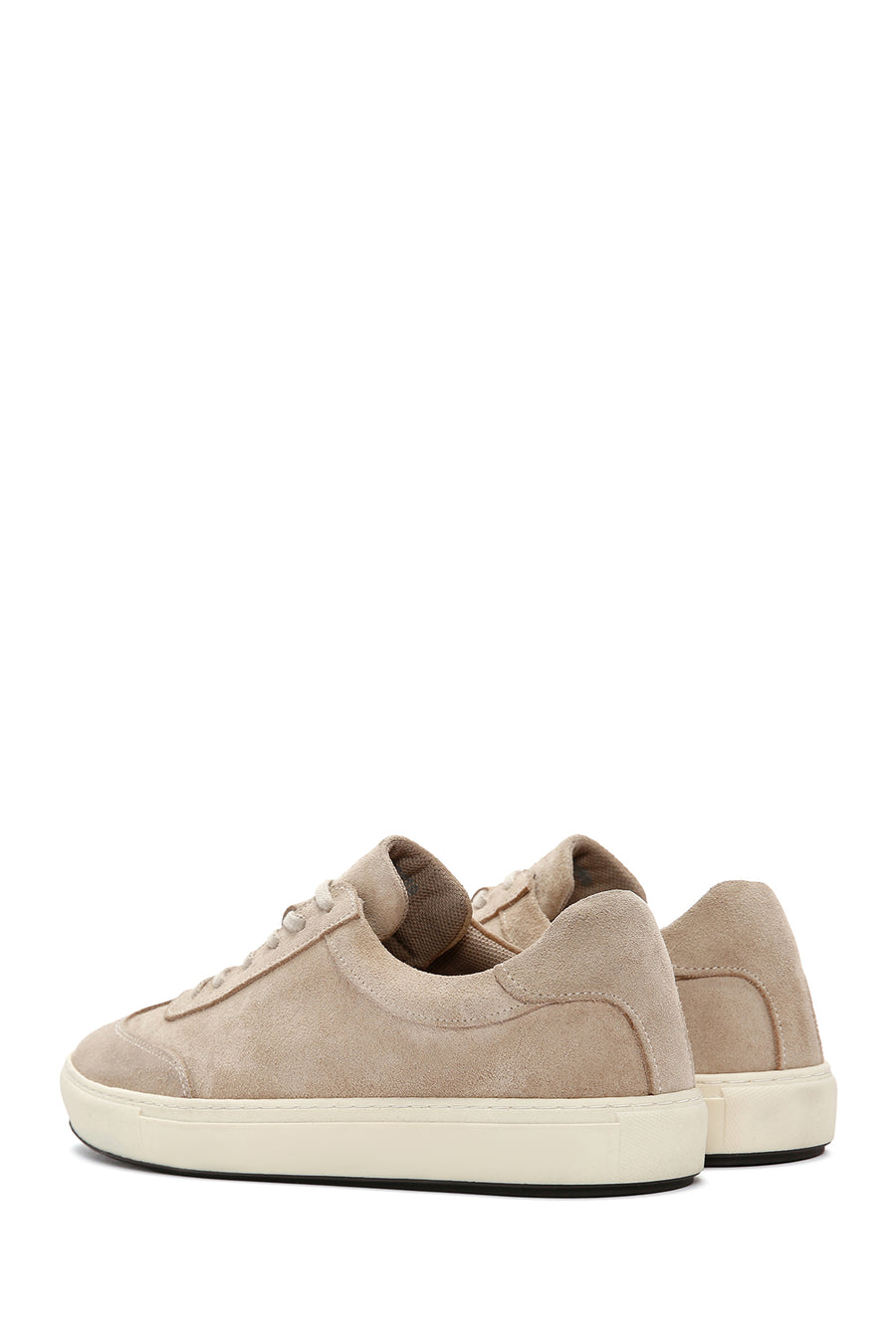 Erkek Bej Süet Deri Sneaker