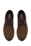 Male Mink Nubuck Leather Casual Shoes | Derimod