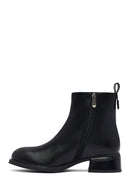 Woman Black Zip Closure Boots | Derimod