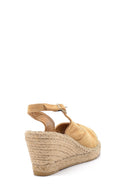 Women's Suede Wedge Heeled Shoes | Derimod