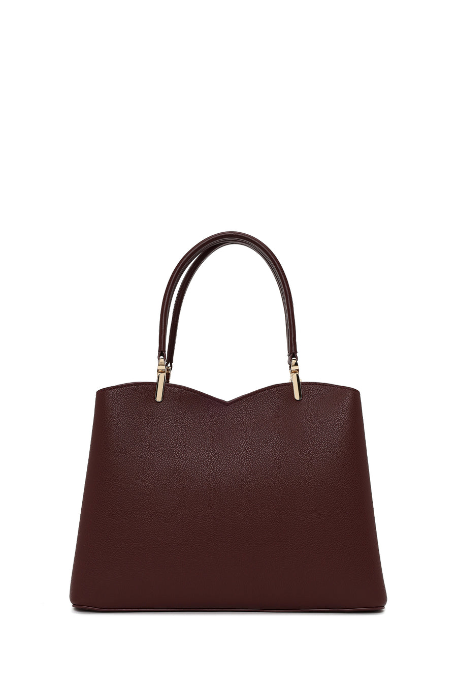 Woman Burgundy Long-Strap Shoulder Bag