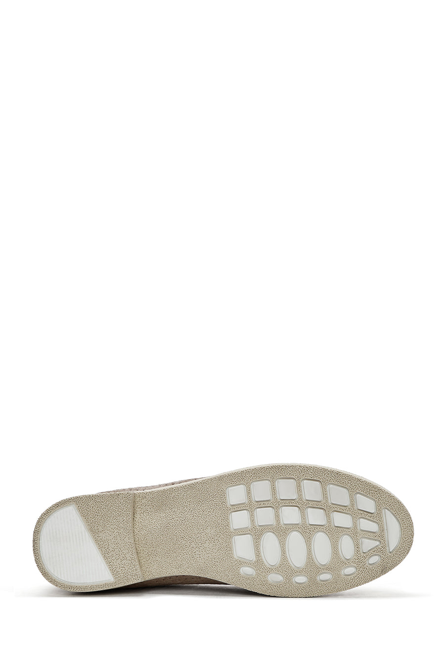 Women's Beige Suede Leather Loafer
