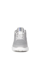 Geox Women's Gray Spherica Lace-up Fabric Sneaker | Derimod