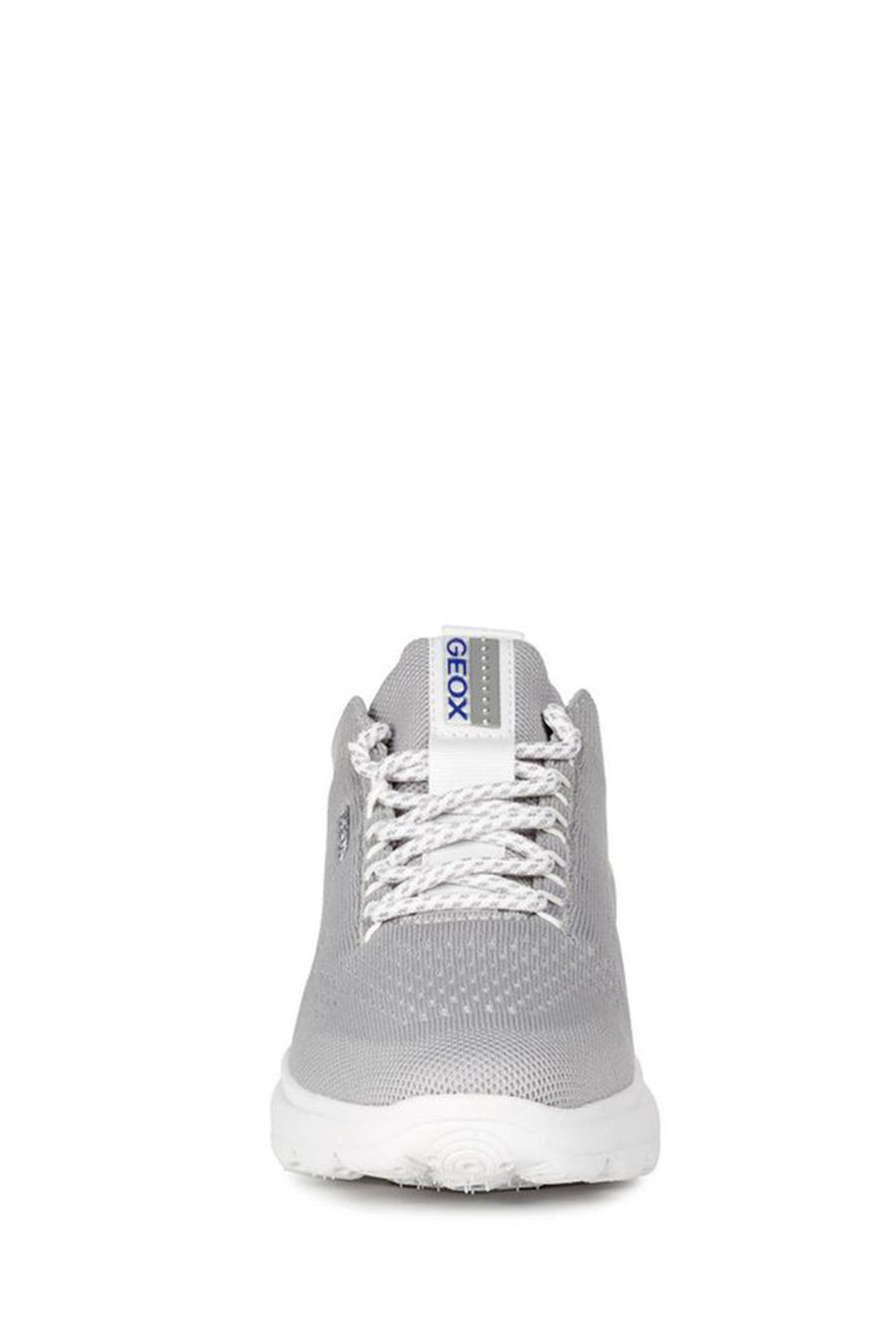 Geox Women's Gray Spherica Lace-up Fabric Sneaker