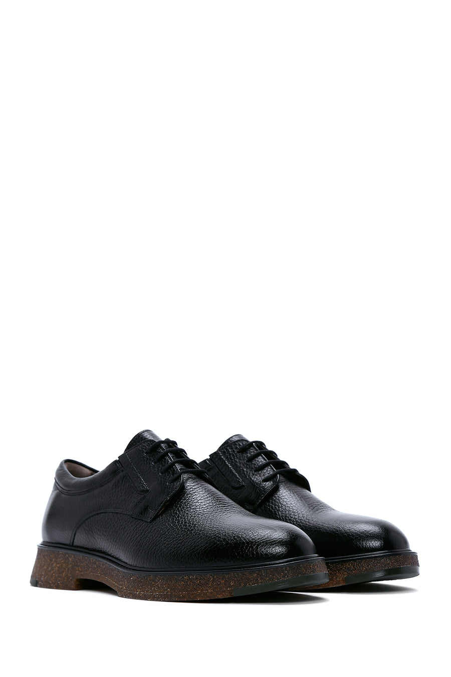Men's Black Leather Casual Shoes