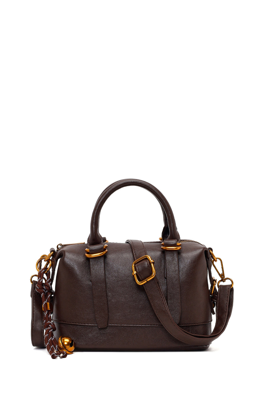 Woman Brown Long-Strap Mini Shoulder Bag WB200014SV | Derimod