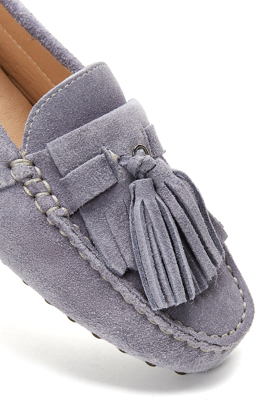 Women's Leather Suede Tassel Loafer