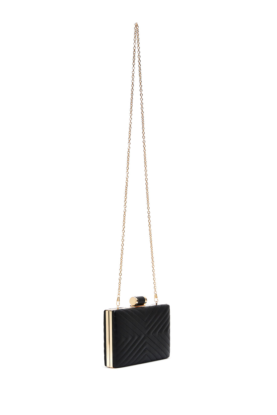Women's Black Quilted Portfolio Bag