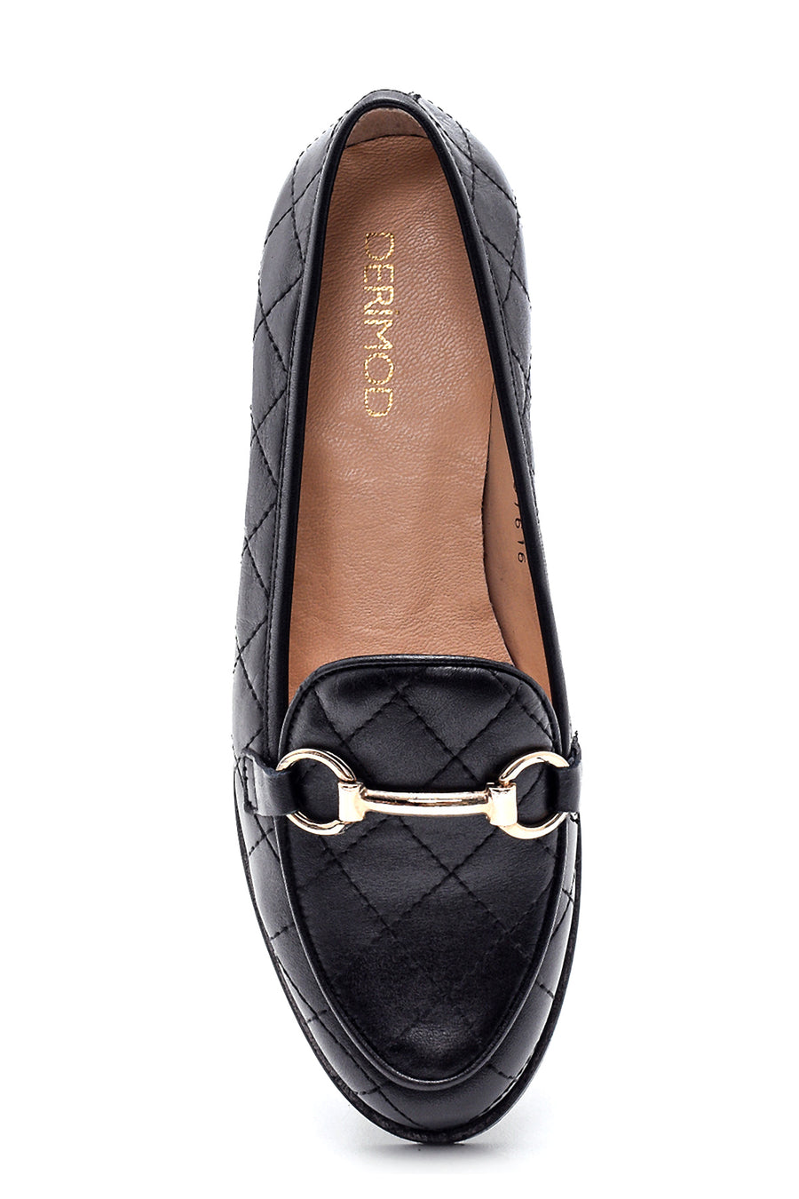 Kadın Deri Kapitone Loafer