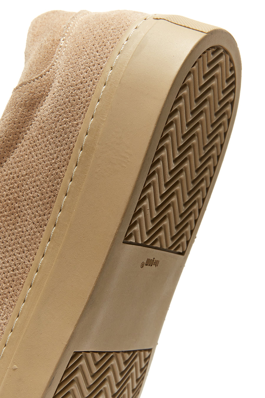 Men's Beige Leather Suede Sneaker