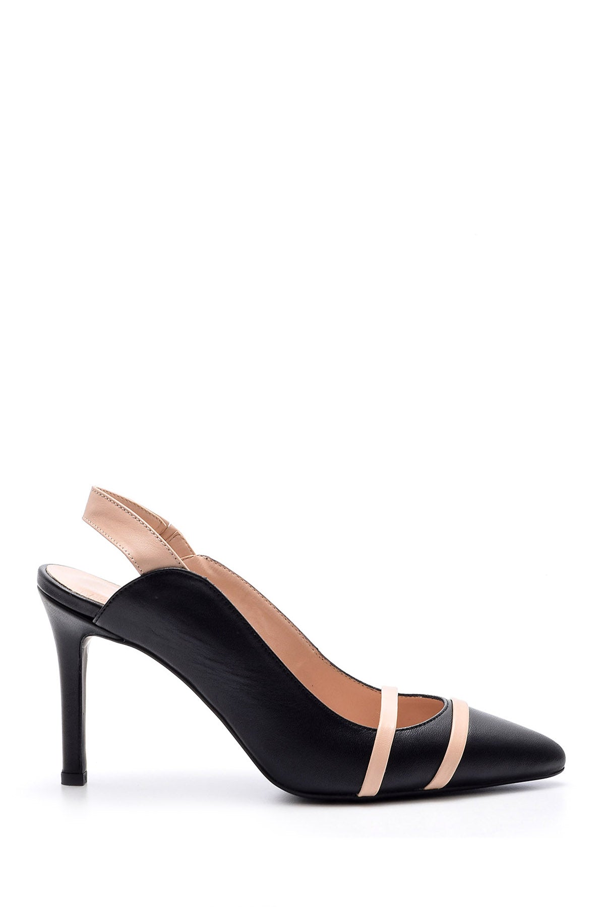Women's Striped Heeled Shoes 19SFD141018 | Derimod