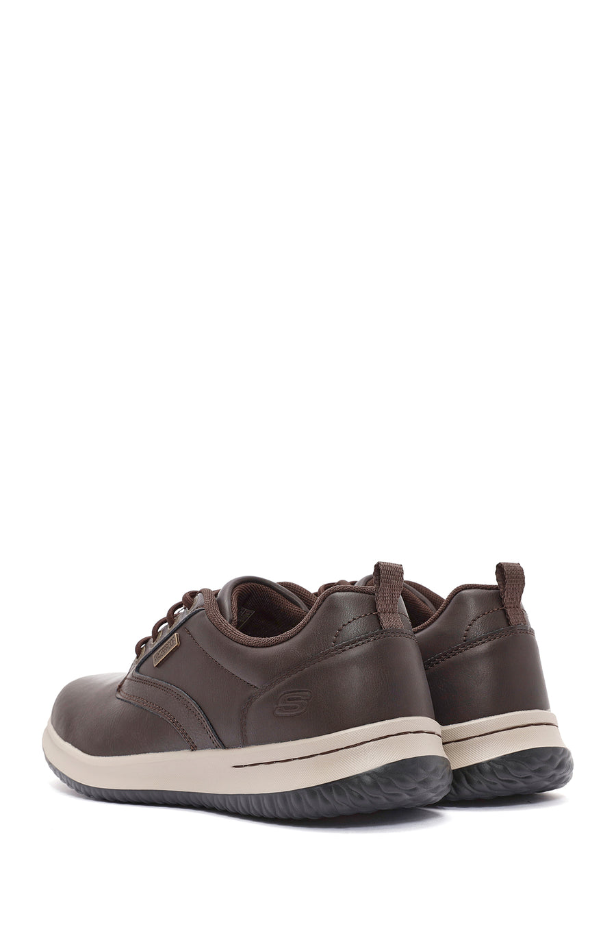 Skechers Erkek Kahverengi Delson Bağcıklı Deri Casual Ayakkabı