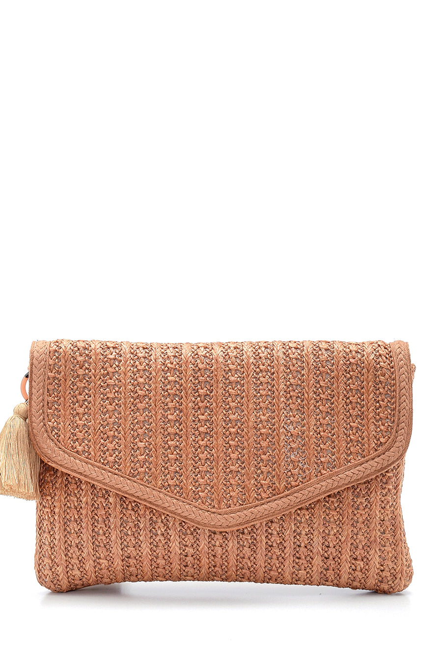 Women's Straw Portfolio Bag