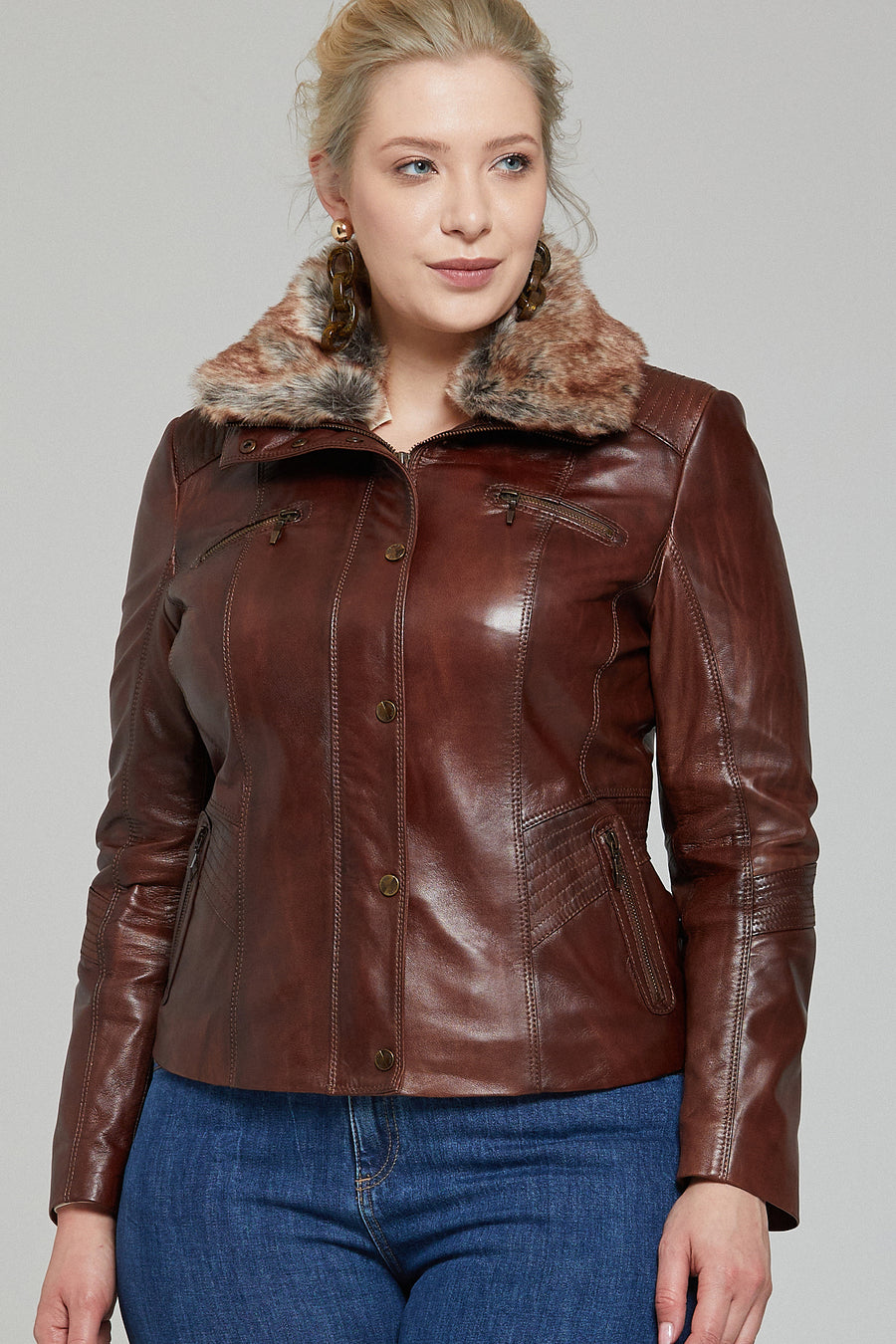 Rebecca Women's Leather Jacket