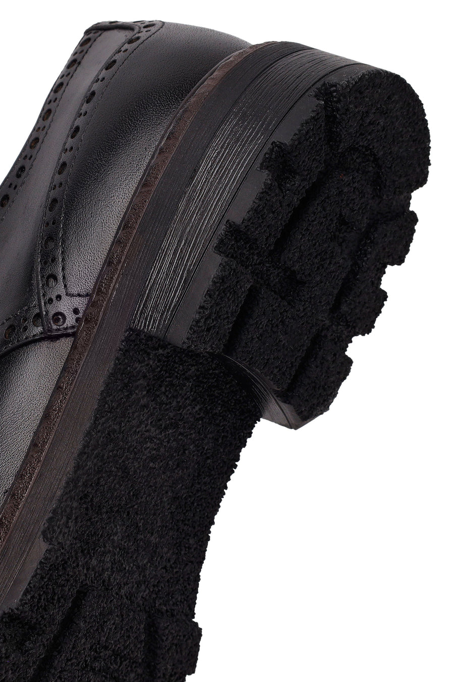 Male Black Lace-up Leather Casual Shoes