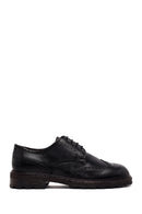 Male Black Lace-up Leather Casual Shoes | Derimod