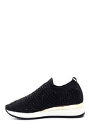Women's Black Stone Sneaker | Derimod