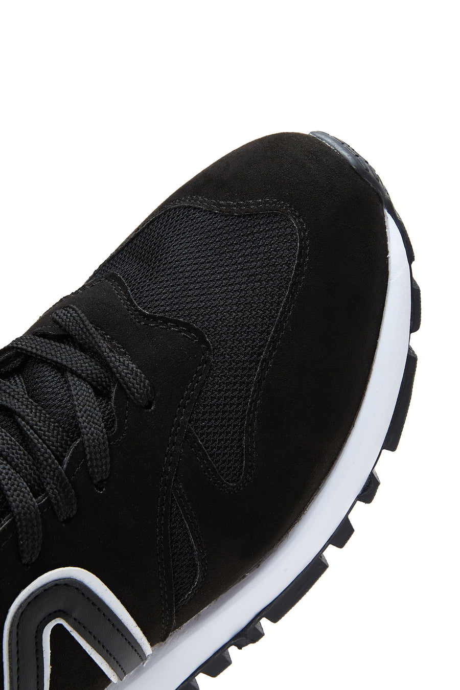 Erkek Siyah Süet Deri Sneaker