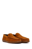 Men's Tan Suede Leather Casual Loafer | Derimod