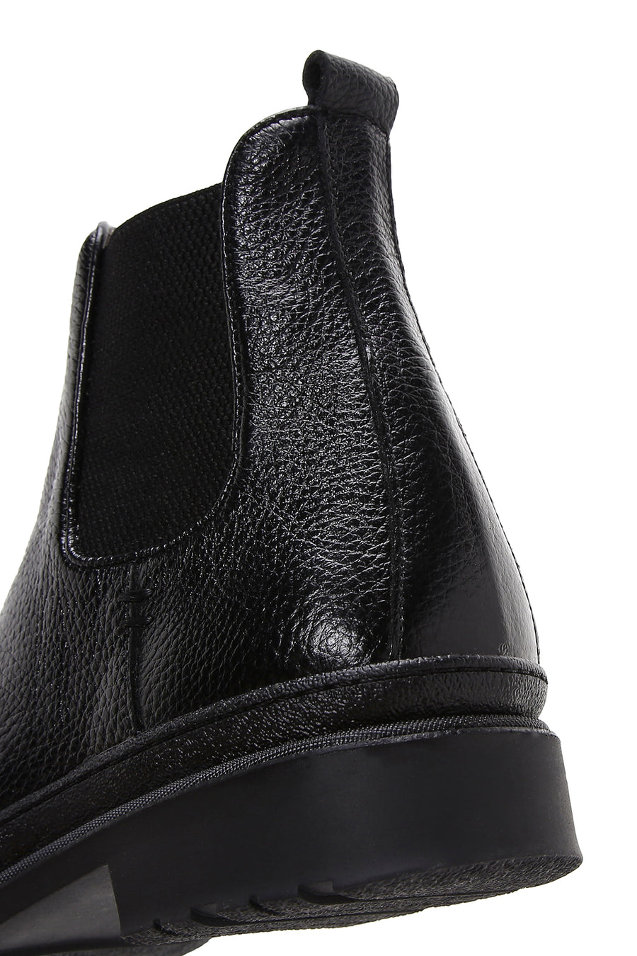 Men's Black Leather Chelsea Boots