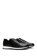 Men's Leather Printed Sneaker | Derimod