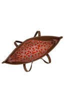Woman Brown Fabric Shoulder Bag | Derimod