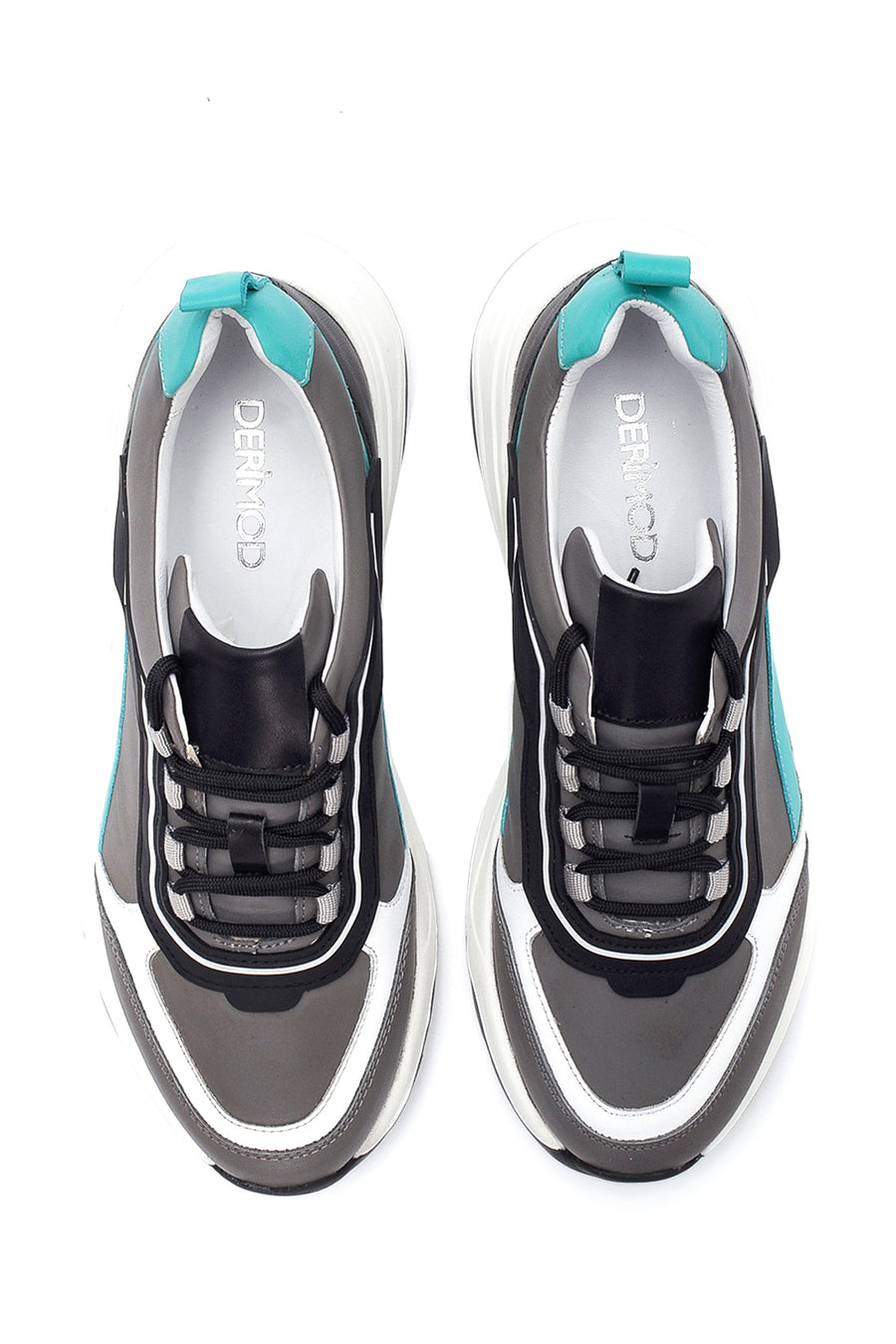 Men's Leather Stripe Detailed Sneaker