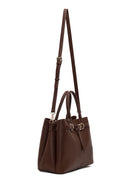 Woman Brown Long-Strap Classic Shoulder Bag | Derimod