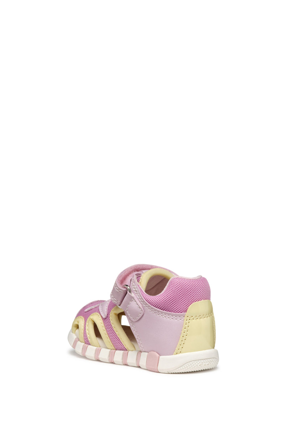 Geox Baby Girl Pink B Sandal Iupidoo A - Synth + Mesh Strappy Fabric Sandal