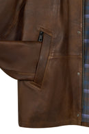 Windsor Male Mustard Suede Jacket | Derimod