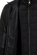 Mbappe Men's Black Leather Jacket | Derimod