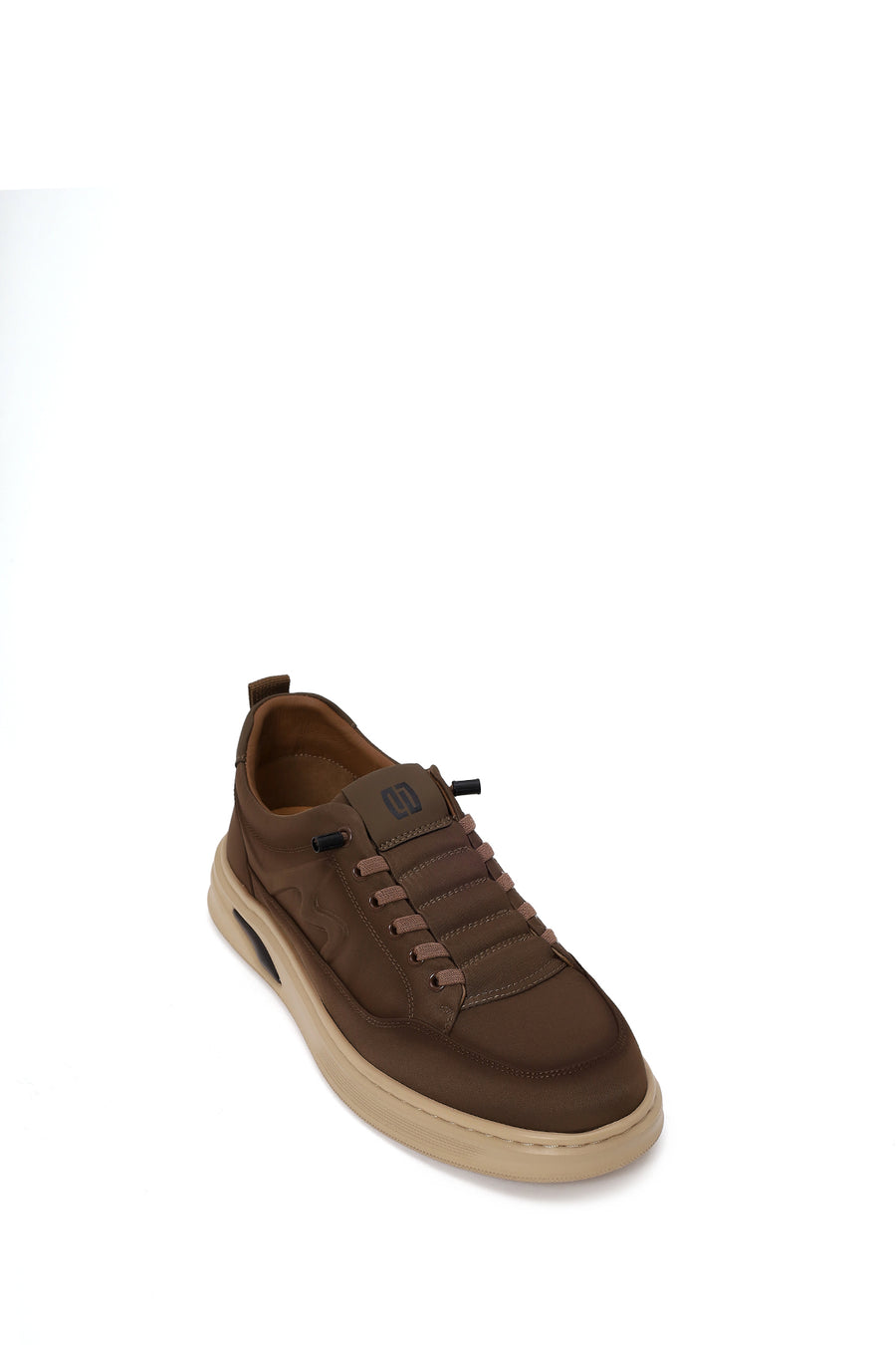 Derimod Zero Erkek Kahverengi Bağcıklı Kalın Tabanlı Kumaş Sneaker