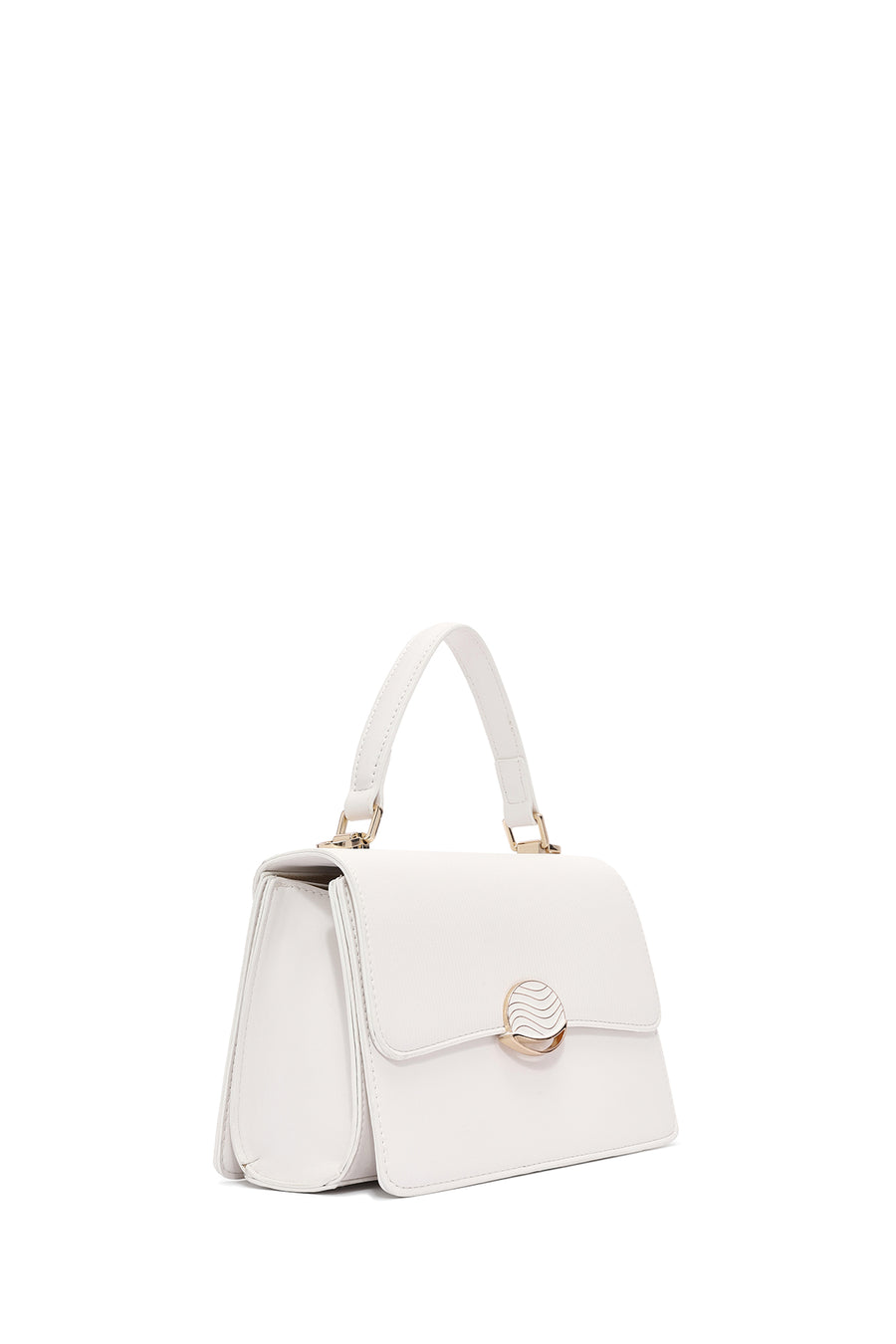 Women's Cream Long Strap Printed Classic Crossbody Bag