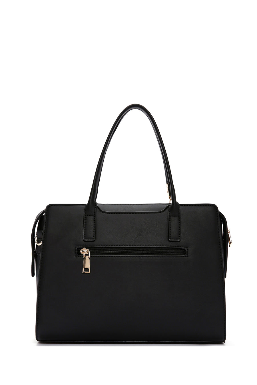 Women's Black Long Strap Crocodile Handbag