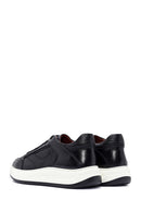 Men's Black Lace-up Leather Sneaker | Derimod