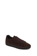 Male Brown Lace-Up Suede Leather Sneaker | Derimod