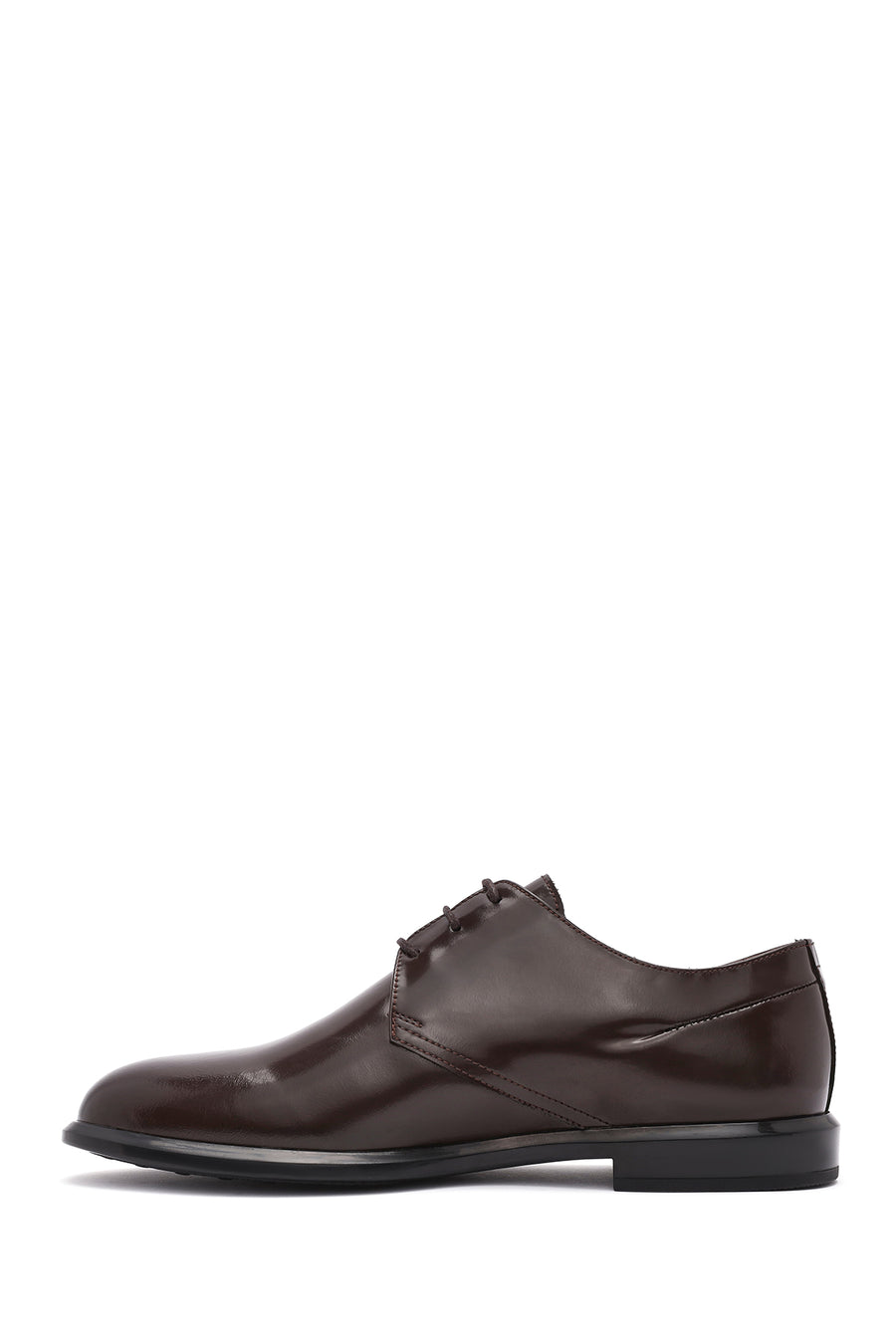 Men's Brown Laced Leather Classic Shoes
